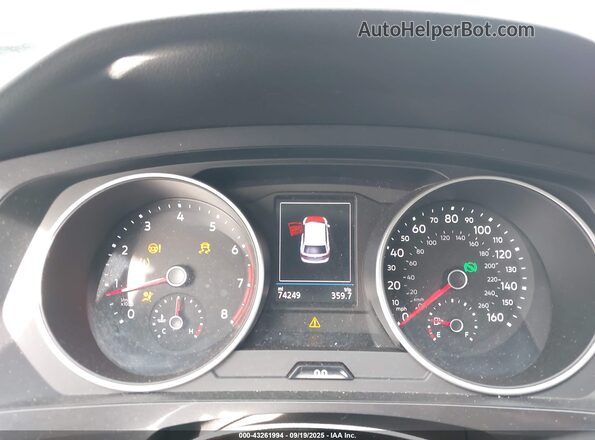 3VV3B7AX5MM124796 2021 VOLKSWAGEN TIGUAN Gray უკანა სავარძლების ხედი