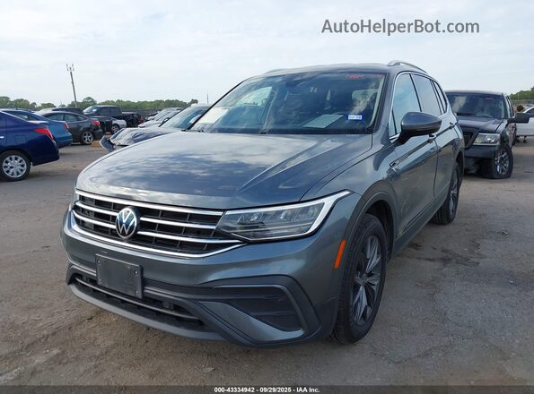 3VV3B7AX5NM059997 2022 VOLKSWAGEN TIGUAN Gray Передня ліва чверть