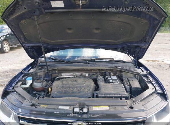 3VV3B7AX8MM123898 2021 VOLKSWAGEN TIGUAN Синий Вид сзади