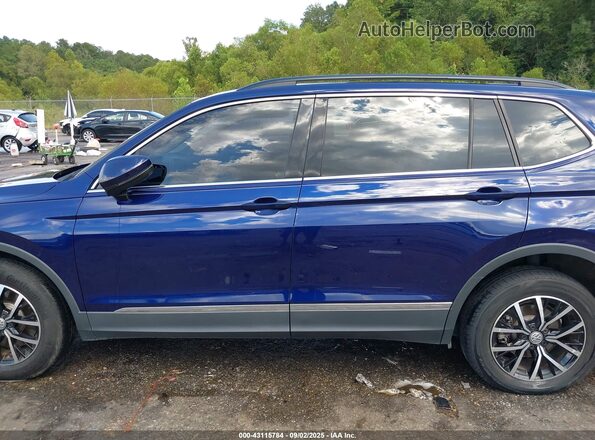 3VV3B7AX8MM123898 2021 VOLKSWAGEN TIGUAN Синий 