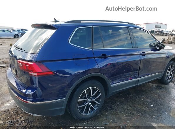 3VV3B7AX8MM123898 2021 VOLKSWAGEN TIGUAN Синий Вид спереди
