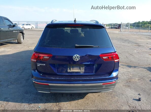 3VV3B7AX8MM123898 2021 VOLKSWAGEN TIGUAN Синий 