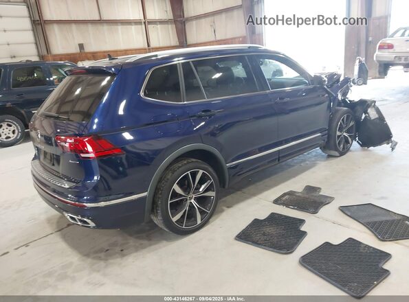 3VV4B7AX6NM100884 2022 VOLKSWAGEN TIGUAN Blue Trasero derecho