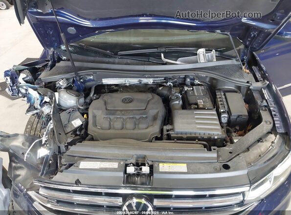 3VV4B7AX6NM100884 2022 VOLKSWAGEN TIGUAN Blue Vista trasera