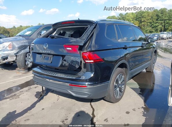 3VVAB7AX8RM222641 2024 VOLKSWAGEN TIGUAN Black Задня права чверть