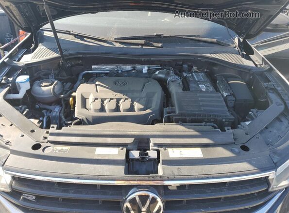 3VVCB7AX0NM159229 2022 VOLKSWAGEN TIGUAN Black Widok komory silnika