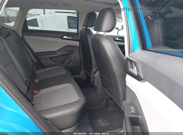 3VVEX7B25PM314308 2023 VOLKSWAGEN TAOS Blue Widok naklejki z numerem VIN