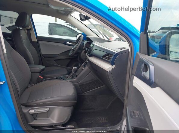 3VVEX7B25PM314308 2023 VOLKSWAGEN TAOS Blue Widok wnętrza z przodu