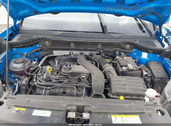 3VVEX7B25PM314308 2023 VOLKSWAGEN TAOS Blue Widok z tyłu