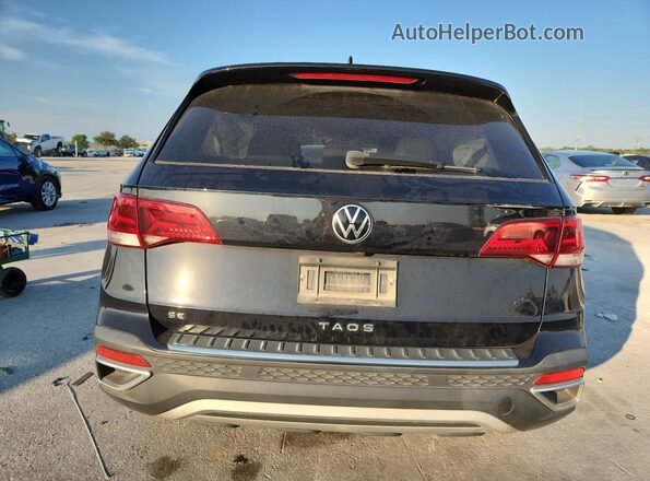3VVLX7B27NM039237 2022 VOLKSWAGEN TAOS Black Widok z tyłu
