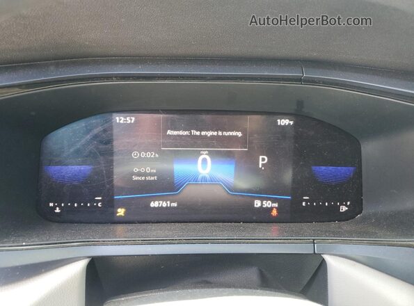 3VVTX7B24NM072907 2022 VOLKSWAGEN TAOS White Vista del cuadro de instrumentos