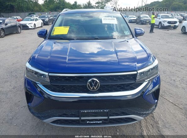 3VVVX7B20RM070795 2024 VOLKSWAGEN TAOS Синий Вид панели приборов