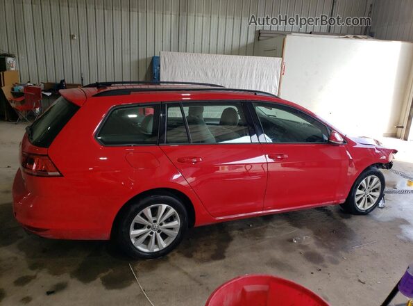 3VW017AU5HM509403 2017 VOLKSWAGEN GOLF Red 