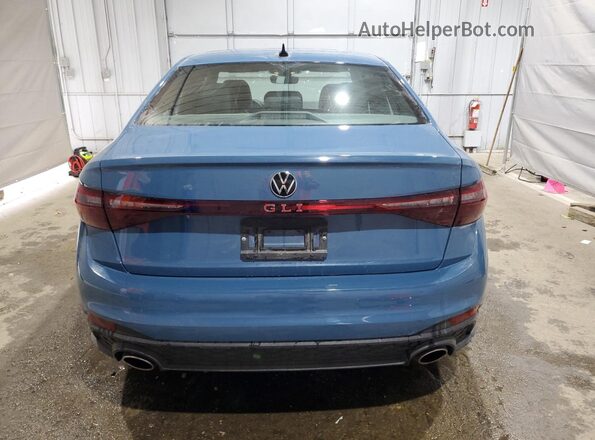 3VW2T7BU0SM037975 2025 VOLKSWAGEN JETTA Синий Вид сзади