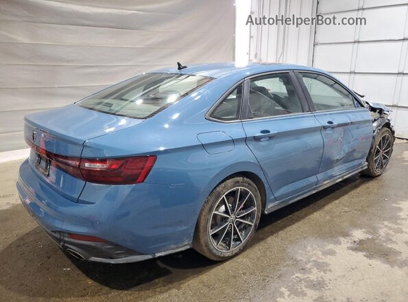 3VW2T7BU0SM037975 2025 VOLKSWAGEN JETTA Синий Задняя правая четверть