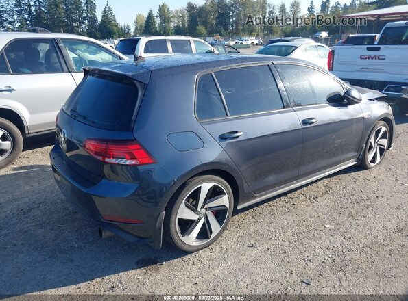 3VW447AUXJM252575 2018 VOLKSWAGEN GTI Серый Задняя правая четверть