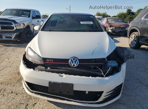 3VW547AU7HM060237 2017 VOLKSWAGEN GTI White 