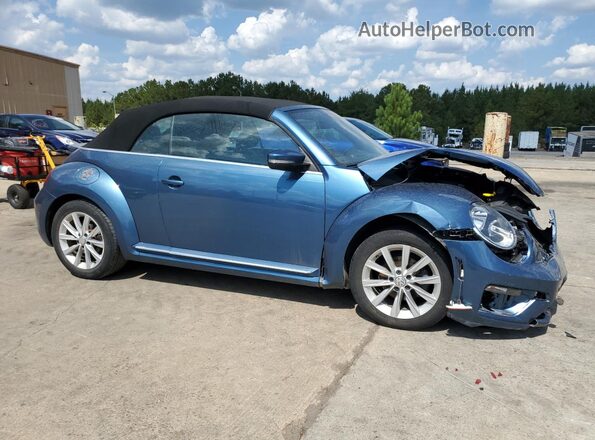 3VW5DAAT0JM503225 2018 VOLKSWAGEN BEETLE Blue 