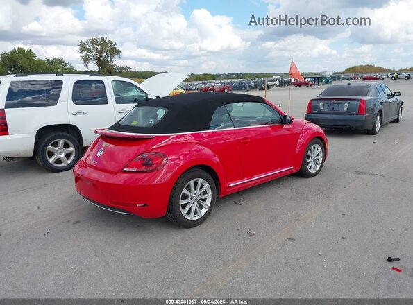 3VW5DAAT5KM511032 2019 VOLKSWAGEN BEETLE Red 