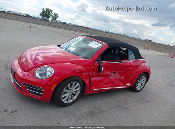 3VW5DAAT5KM511032 2019 VOLKSWAGEN BEETLE Red 