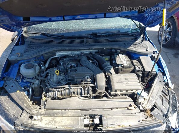 3VWAM7BUXNM028150 2022 VOLKSWAGEN JETTA Blue Вид ззаду