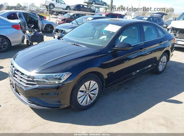 3VWC57BU2KM216744 2019 VOLKSWAGEN JETTA Черный Передняя левая четверть