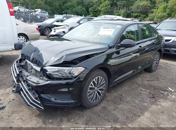 3VWC57BU3MM012201 2021 VOLKSWAGEN JETTA Черный Передняя левая четверть