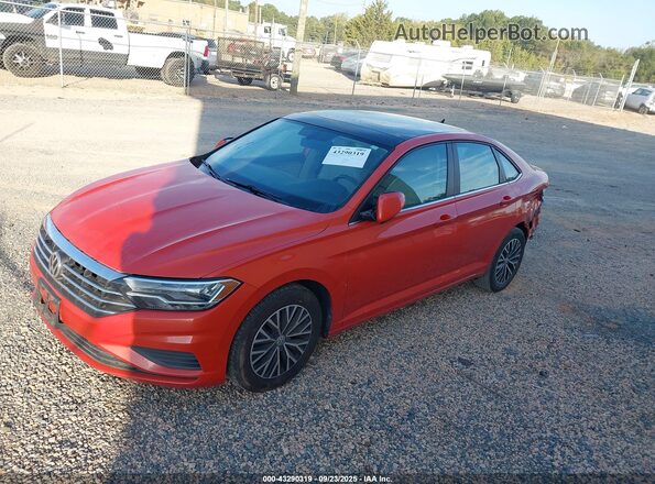 3VWC57BU5KM056777 2019 VOLKSWAGEN JETTA Orange წინა მარცხენა ხედი სამი მეოთხედიდან