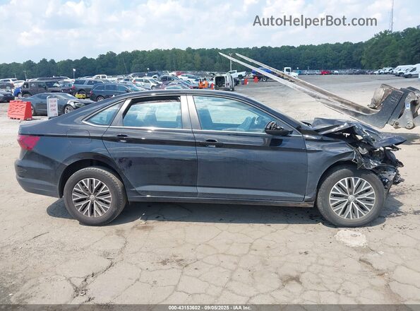 3VWC57BU6MM037013 2021 VOLKSWAGEN JETTA Черный Вид задней части салона