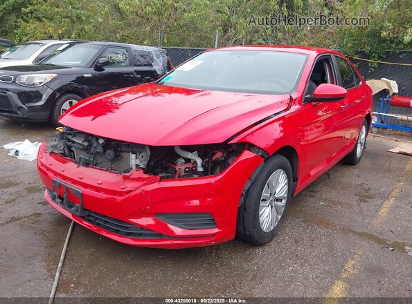 3VWC57BU7LM102353 2020 VOLKSWAGEN JETTA Red წინა მარცხენა ხედი სამი მეოთხედიდან