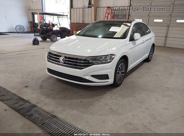3VWC57BU7MM044634 2021 VOLKSWAGEN JETTA White Առջևի ձախ երեք քառորդ տեսարան