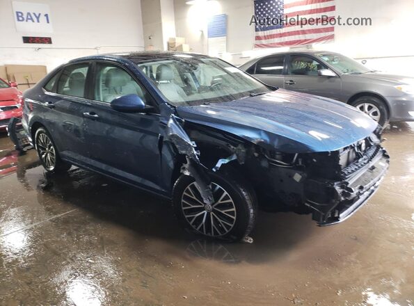 3VWCB7BU3LM075046 2020 VOLKSWAGEN JETTA Blue წინა მარჯვენა