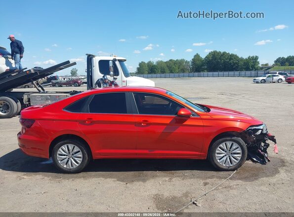 3VWCB7BU5LM020047 2020 VOLKSWAGEN JETTA Orange Rear interior view