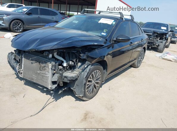 3VWCB7BU5LM032456 2020 VOLKSWAGEN JETTA Черный Передняя левая четверть