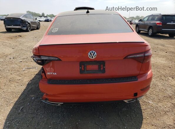 3VWCB7BU6LM006867 2020 VOLKSWAGEN JETTA Orange Вид ззаду