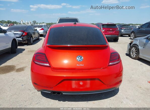 3VWFD7AT7JM704868 2018 VOLKSWAGEN BEETLE Orange 