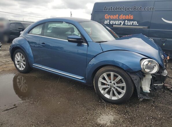3VWJD7AT2JM708451 2018 VOLKSWAGEN BEETLE Blue 