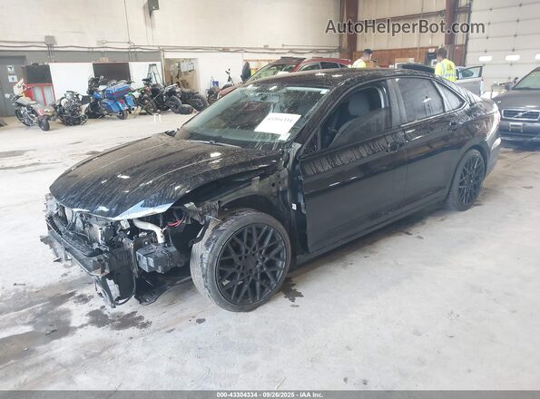3VWN57BU0LM024619 2020 VOLKSWAGEN JETTA Black Առջևի ձախ երեք քառորդ տեսարան