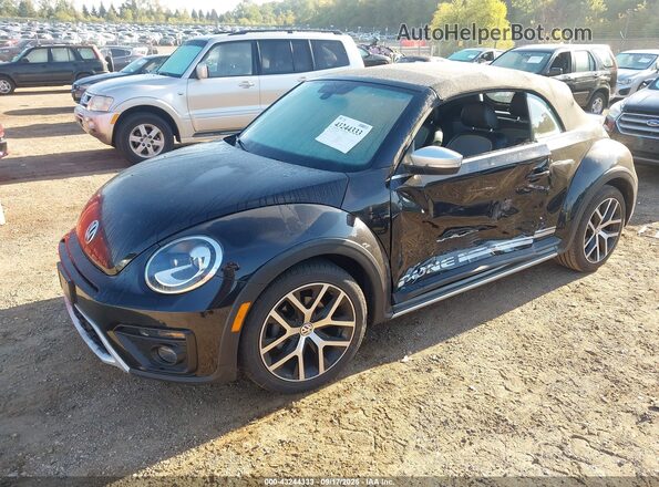 3VWTDAAT6JM507612 2018 VOLKSWAGEN BEETLE Black წინა მარცხენა ხედი სამი მეოთხედიდან