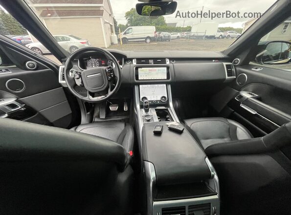 SALWZ2RE2LA726329 2020 LAND ROVER RANGE Yellow Vista de los asientos traseros