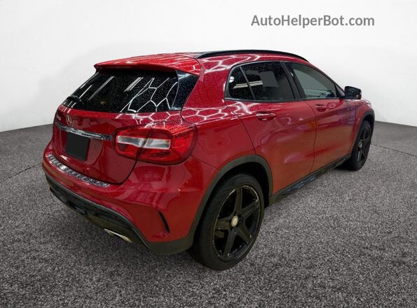 WDCTG4EB4GJ257896 2016 MERCEDES-BENZ GLA-CLASS Красный Передняя правая четверть