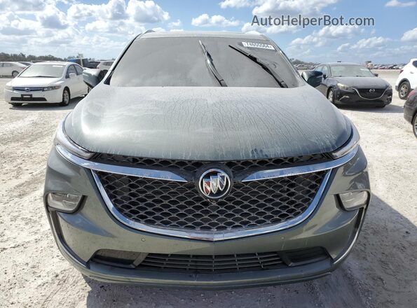 5GAERDKW3PJ168161 2023 BUICK ENCLAVE Green Вид ззаду