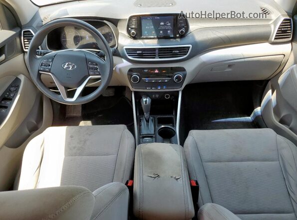 KM8J23A42KU923699 2019 HYUNDAI TUCSON Gray Вид щитка приладів