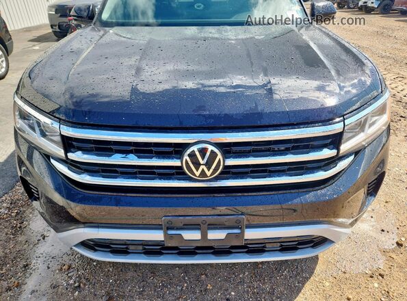1V2WE2CA6MC202775 2021 VOLKSWAGEN ATLAS Black Vista del compartimento del motor