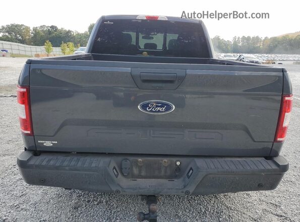 1FTEW1C51LFC16037 2020 FORD F150 Gray Вид салону спереду