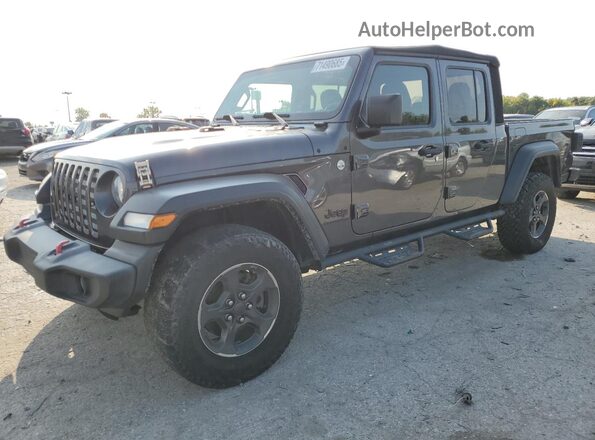 1C6HJTAG2LL142325 2020 JEEP GLADIATOR Серый Задняя левая четверть