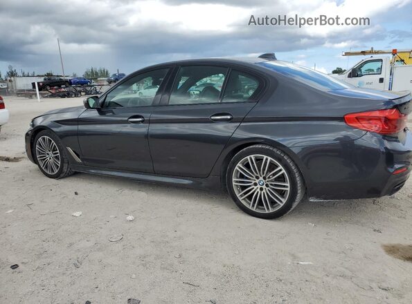 WBAJB9C53JB286164 2018 BMW M5 Серый Задняя правая четверть