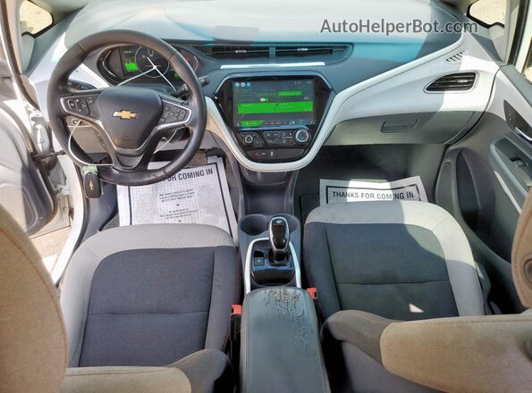 1G1FW6S08L4113127 2020 CHEVROLET BOLT White Instrument cluster view