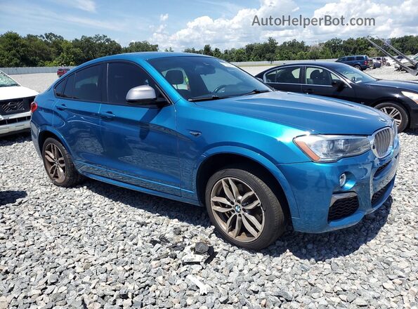 5UXXW7C58J0W64561 2018 BMW X4 Blue წინა ხედი