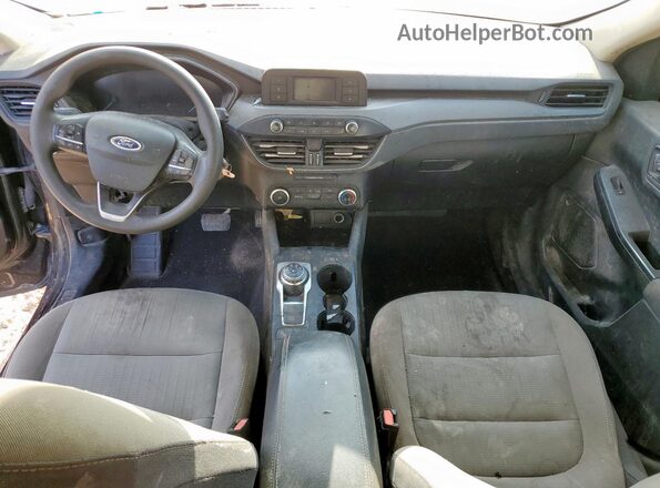 1FMCU0F64LUA54603 2020 FORD ESCAPE Black ხელსაწყოთა პანელის ხედი